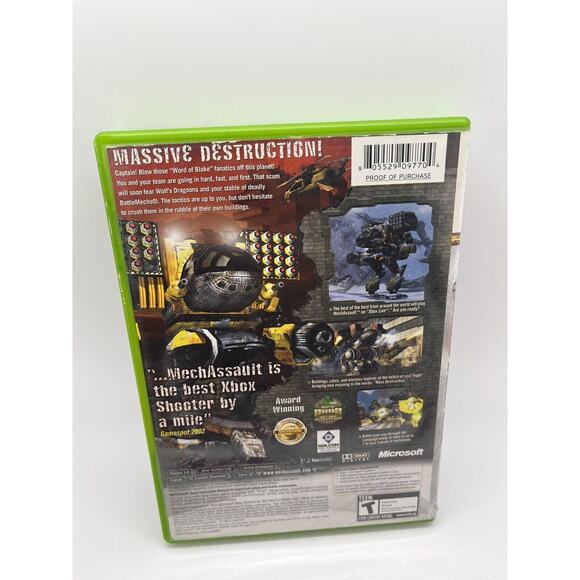 Microsoft XBOX 2003 Platinum Hits MECHASSAULT Video Game TESTED & WORKS! - Picture 3 of 8